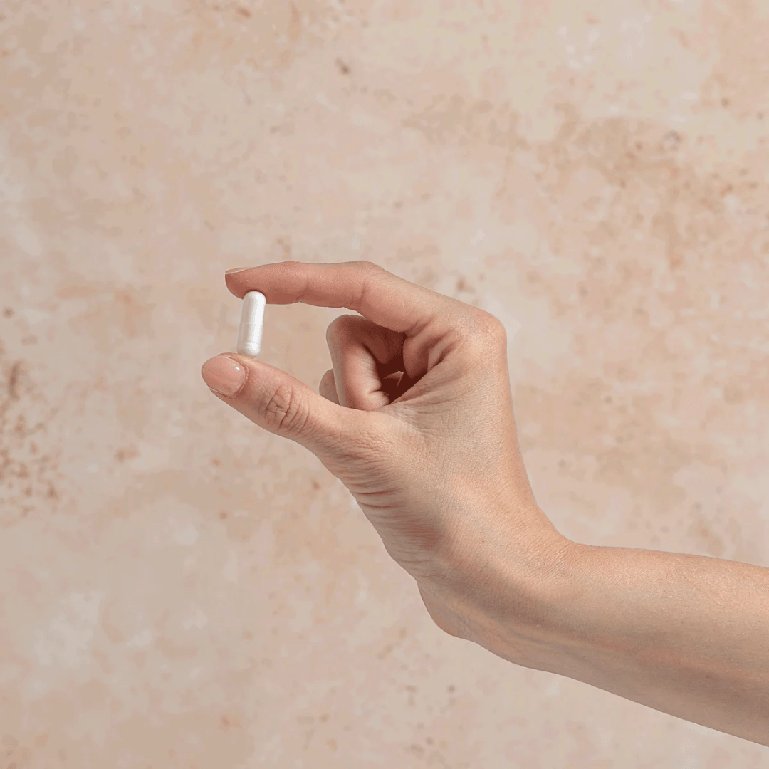 Herbs Of Gold L-Theanine 200mg capsules featuring AlphaWave® L-Theanine to support relaxation, mental focus, clarity and a healthy stress response.