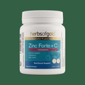 Herbs of Gold Zinc Forte + C raspberry flavoured zinc and vitamin C powder