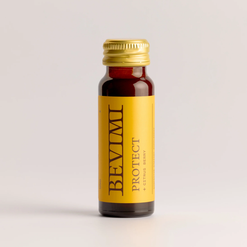 My Bevimi Uno Protect 50mL liquid brain health supplement with DHA, omega-3s, vitamins, minerals and botanical extracts.