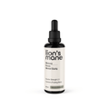 Switch Nutrition Lion’s Mane Mushroom Liquid Extract 2:1 dual-extracted fruiting body formula in Miron glass bottle.