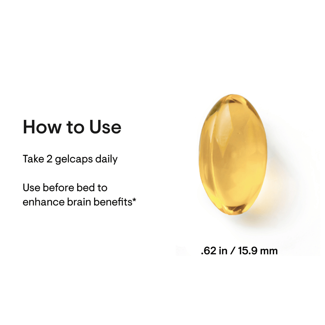 Thorne Advanced DHA by Thorne, omega-3 DHA softgels in premium supplement bottle with front label packaging.