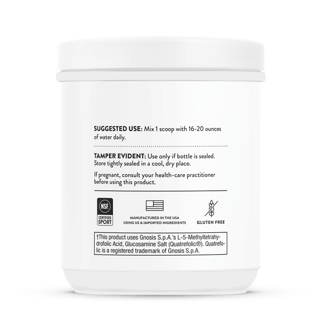 Thorne Advanced Electrolytes by Thorne, electrolyte powder in premium supplement container with front label packaging.