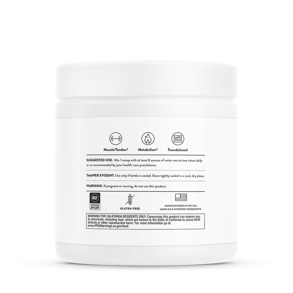 Thorne Amino Complex by Thorne, amino acid capsules in premium supplement bottle with front label packaging