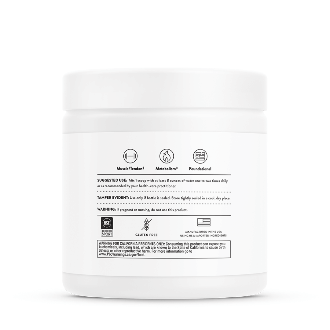 Thorne Amino Complex by Thorne, amino acid capsules in premium supplement bottle with front label packaging