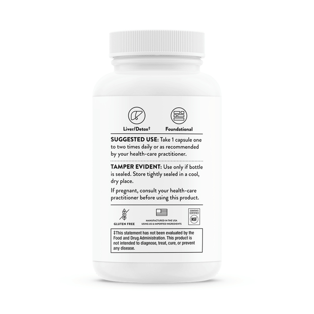 Thorne Broccoli Seed Extract by Thorne, 60 capsules featuring broccoli seed extract in a premium supplement bottle