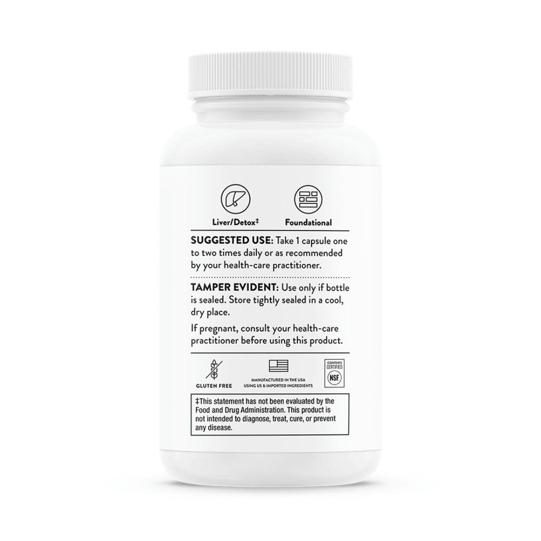Thorne Broccoli Seed Extract by Thorne, 60 capsules featuring broccoli seed extract in a premium supplement bottle
