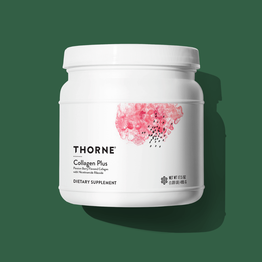 Thorne Collagen Plus by Thorne, collagen powder supplement in a premium tub, 30 servings, unflavoured