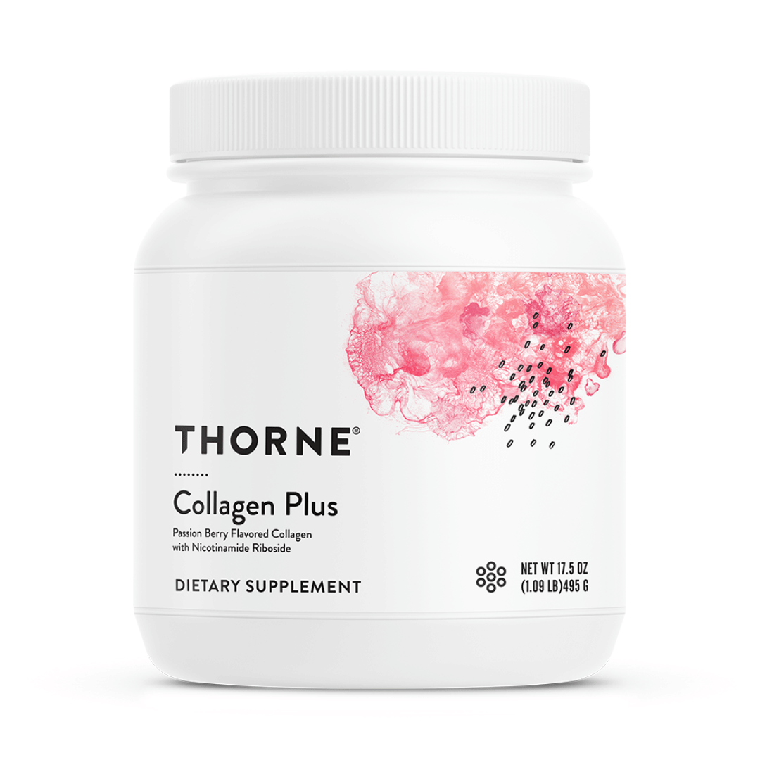 Thorne Collagen Plus by Thorne, collagen powder supplement in a premium tub, 30 servings, unflavoured
