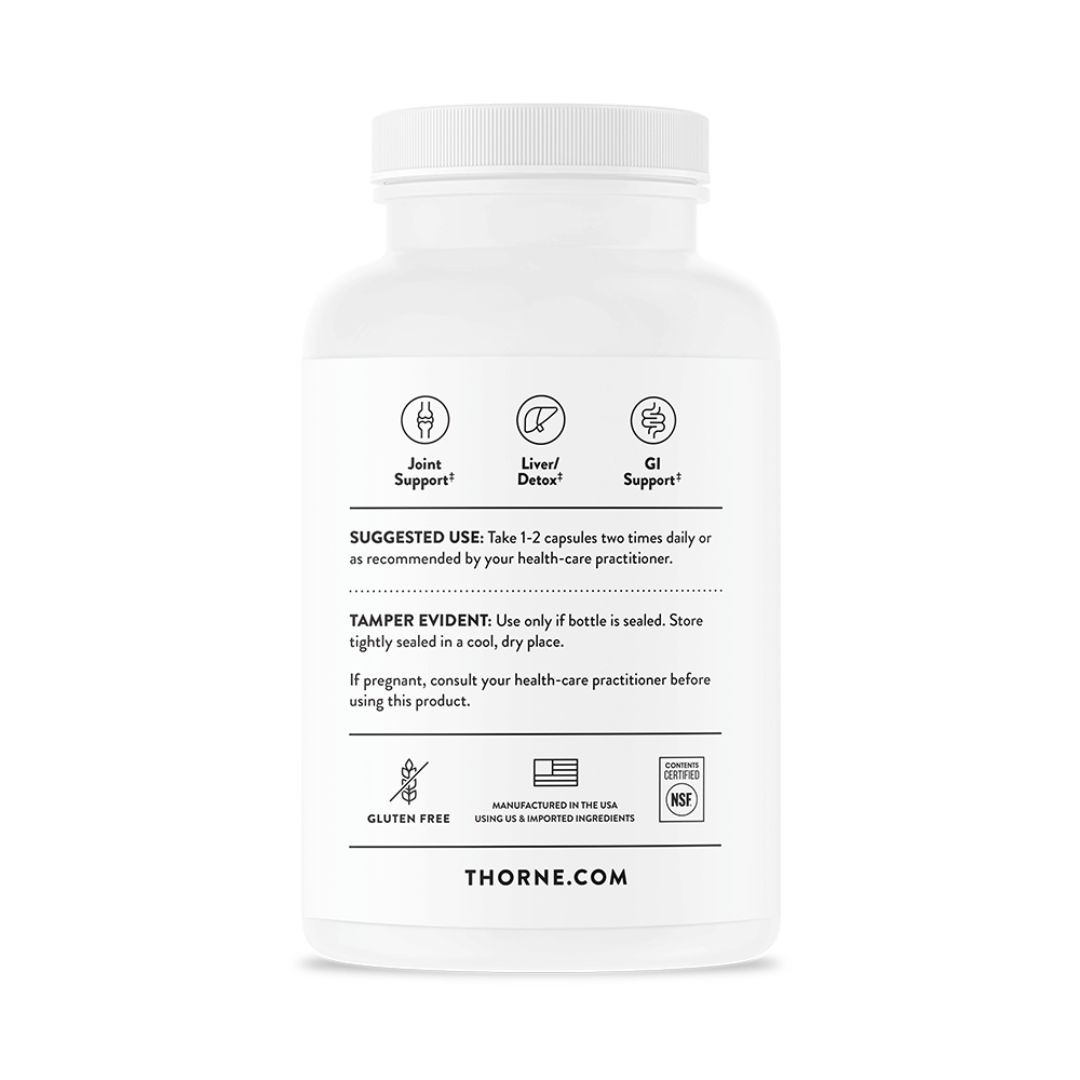 Thorne Curcumin Phytosome 1000mg by Thorne, 120 capsule curcumin phytosome supplement bottle with Meriva® formula