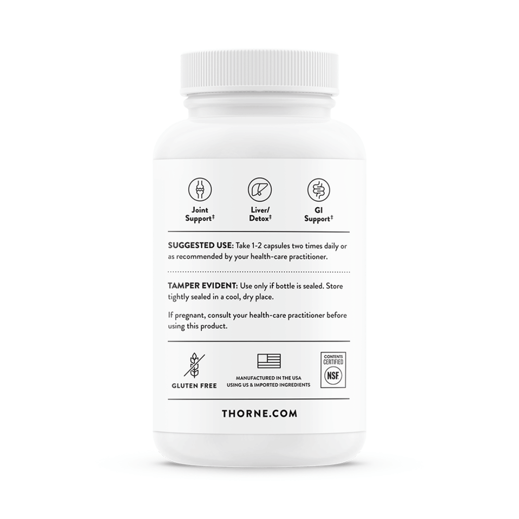 Thorne Curcumin Phytosome 1000mg by Thorne, 120 capsule curcumin phytosome supplement bottle with Meriva® formula