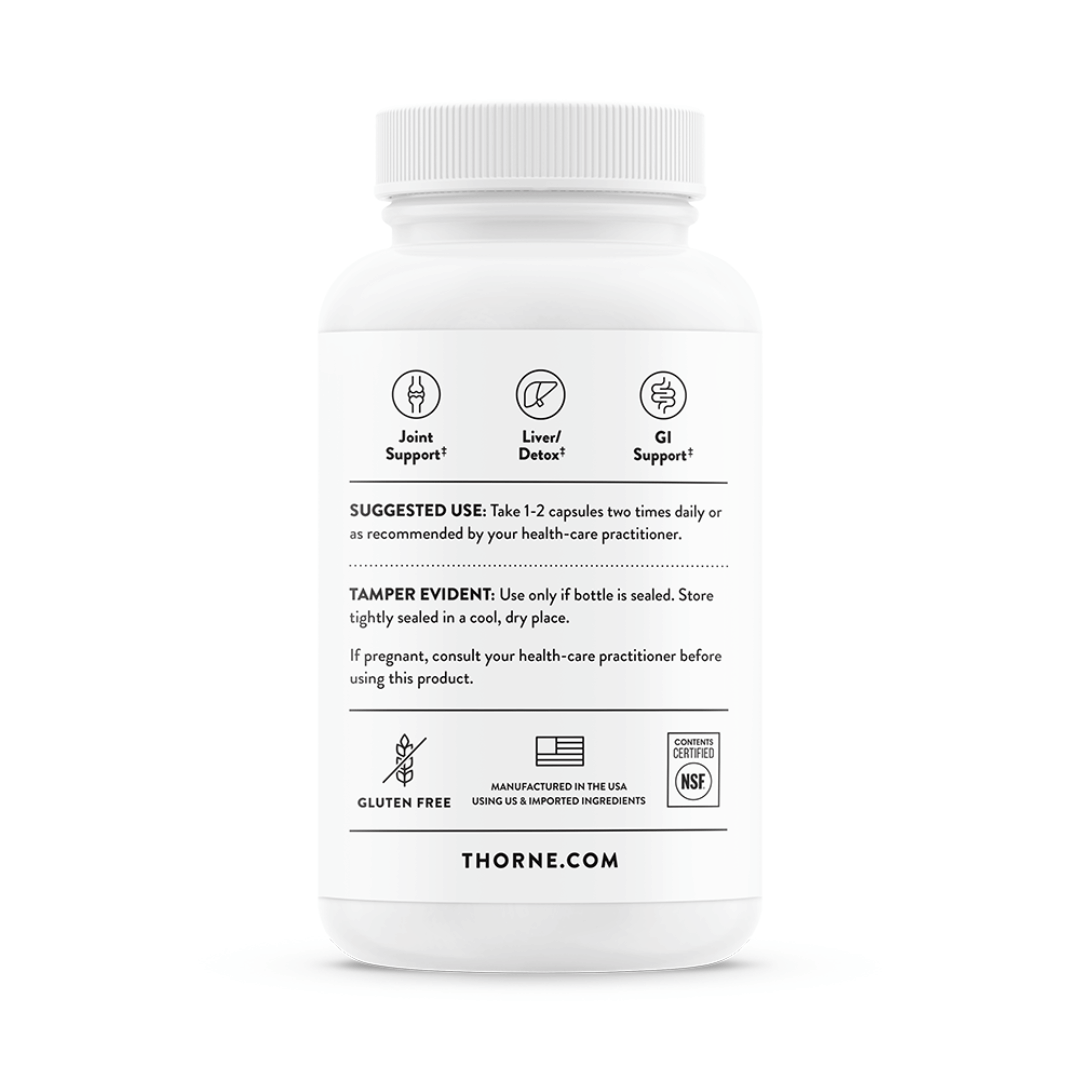 Thorne Curcumin Phytosome 1000mg by Thorne, 120 capsule curcumin phytosome supplement bottle with Meriva® formula
