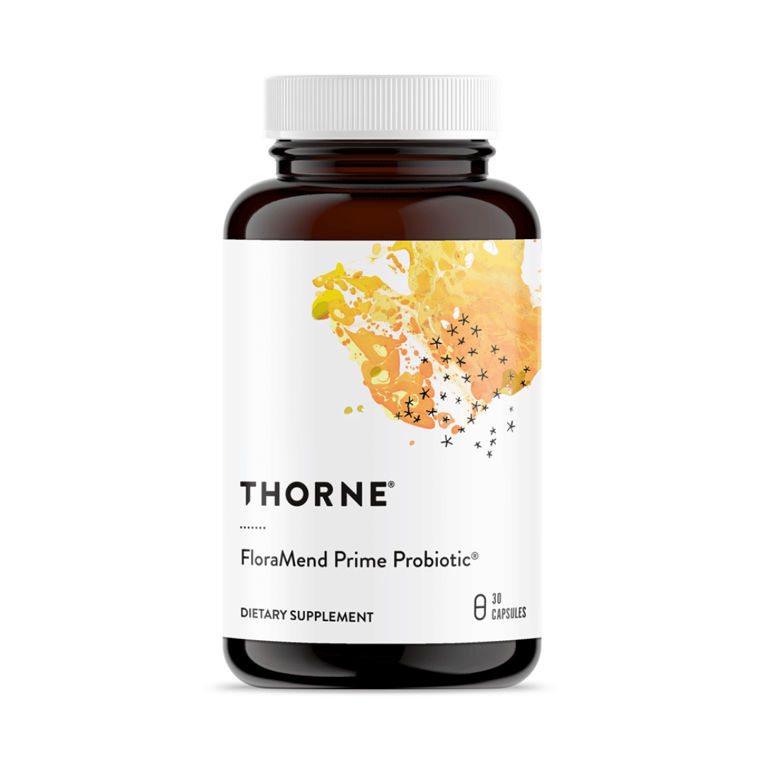 Thorne FloraMend Prime Probiotic® by Thorne, 30 capsule daily probiotic supplement with 5 billion CFU per serving