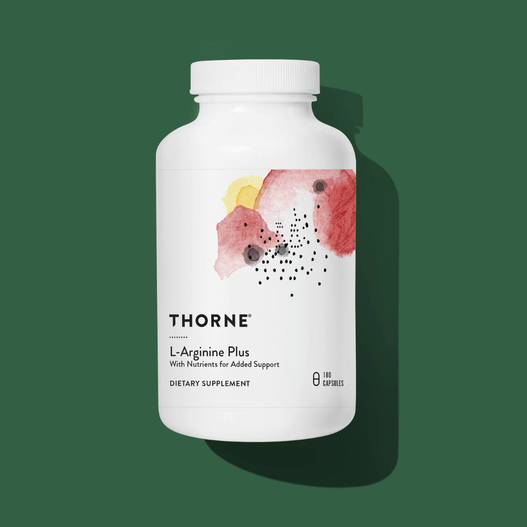 Thorne L-Arginine Plus by Thorne, 180 capsule amino acid supplement with L-arginine and supporting nutrients