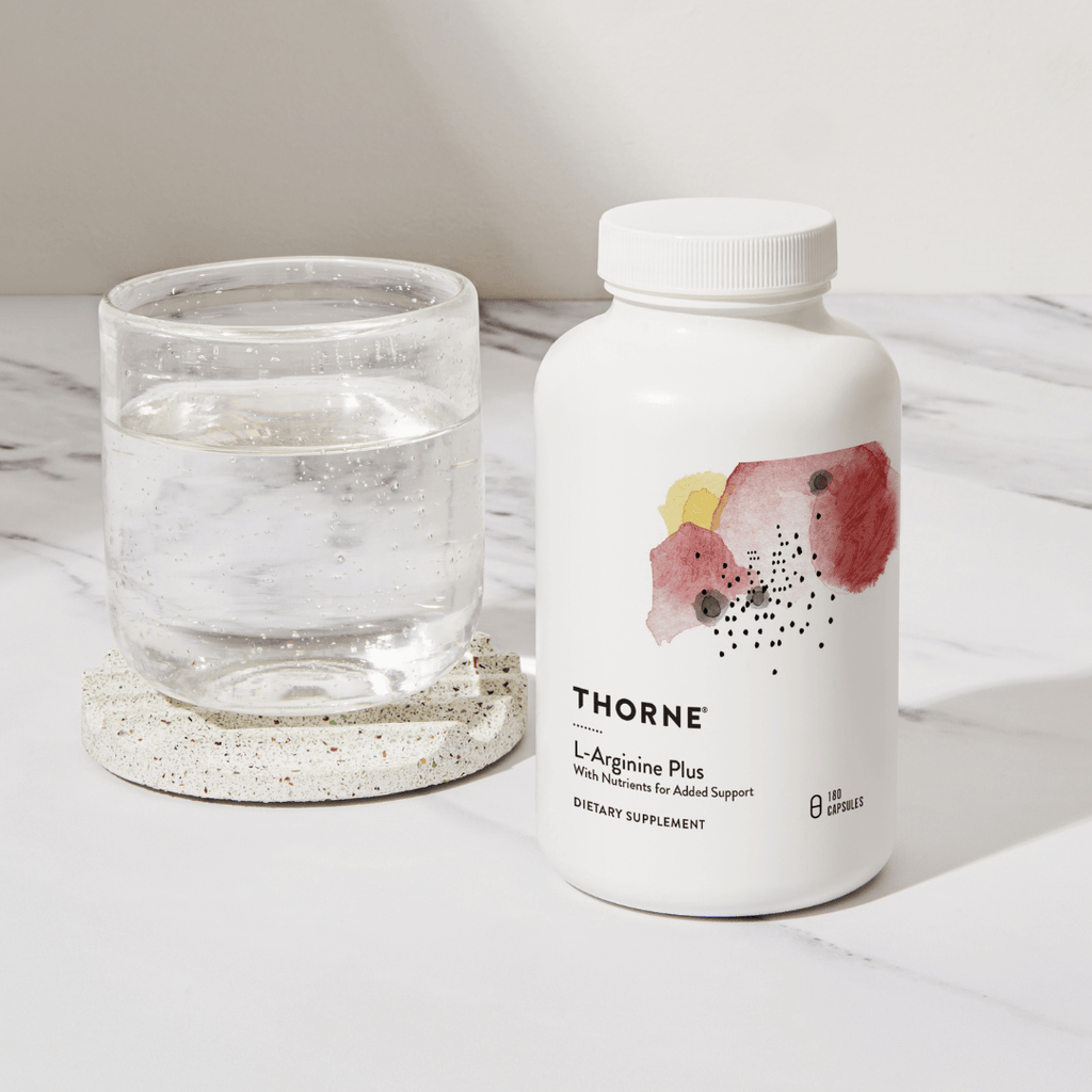 Thorne L-Arginine Plus by Thorne, 180 capsule amino acid supplement with L-arginine and supporting nutrients