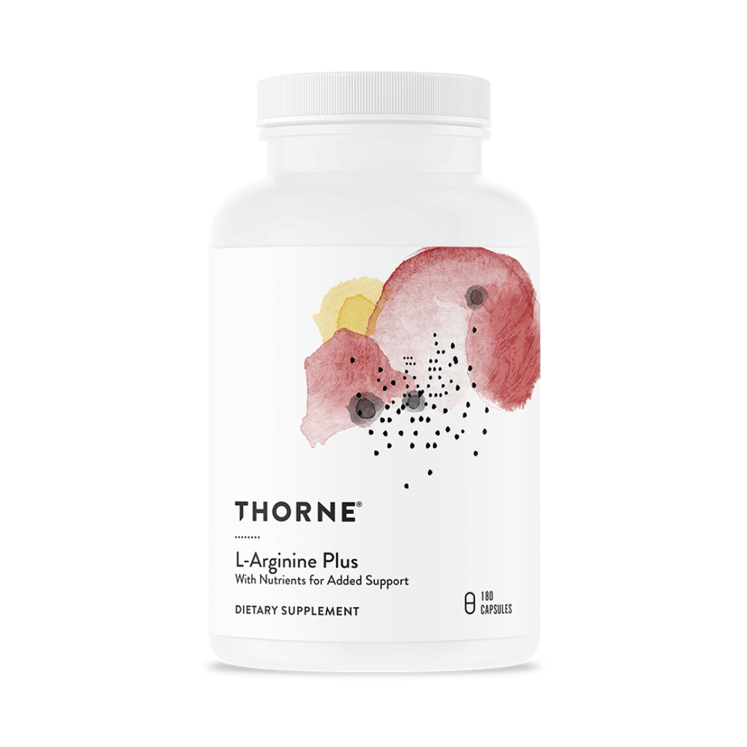 Thorne L-Arginine Plus by Thorne, 180 capsule amino acid supplement with L-arginine and supporting nutrients
