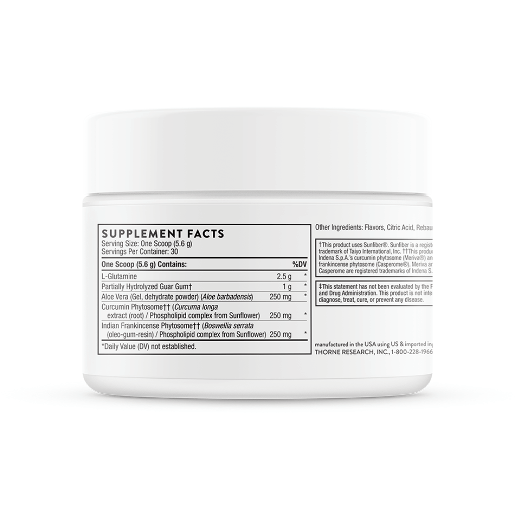Thorne Leaky Gut Support (formerly EnteroMend) by Thorne, orange vanilla powder, 30 serving nutritional supplement