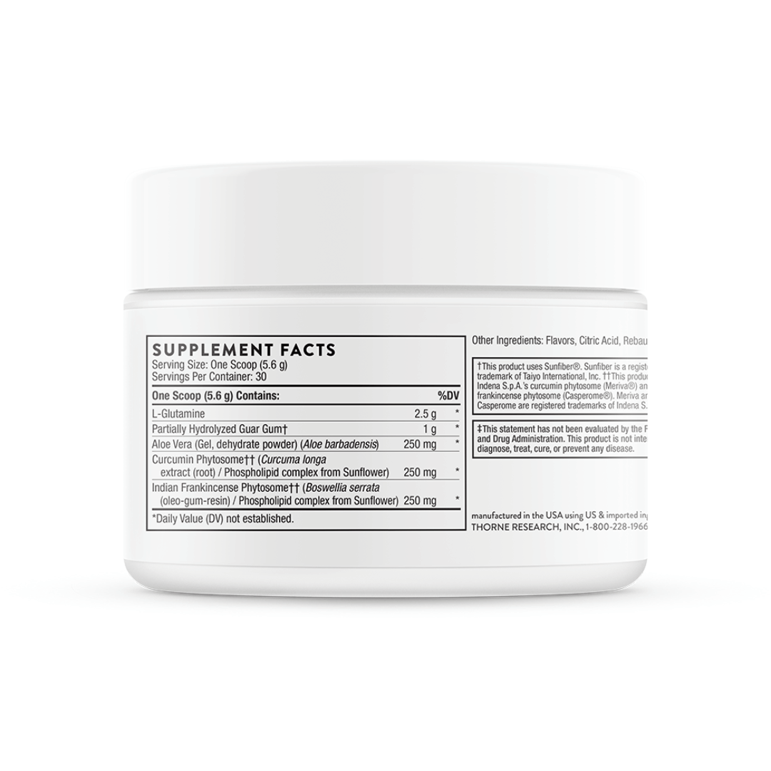 Thorne Leaky Gut Support (formerly EnteroMend) by Thorne, orange vanilla powder, 30 serving nutritional supplement