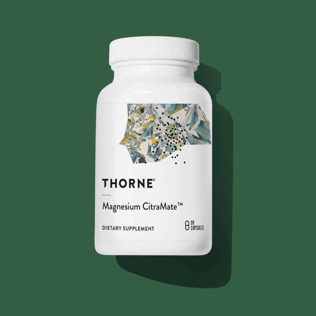 Thorne Magnesium CitraMate by Thorne, 90 capsule magnesium supplement with magnesium citrate and magnesium malate