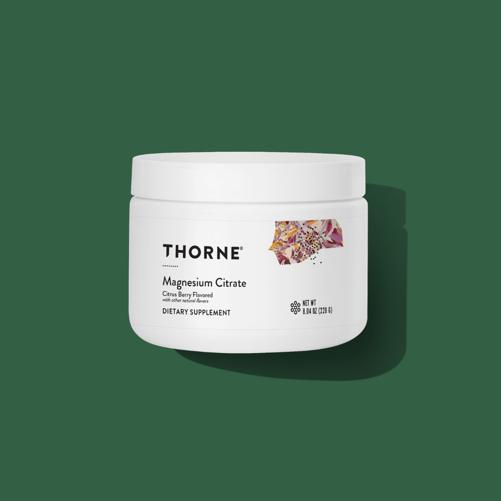 Thorne Magnesium Citrate by Thorne, 90 capsule magnesium citrate supplement for daily nutritional support