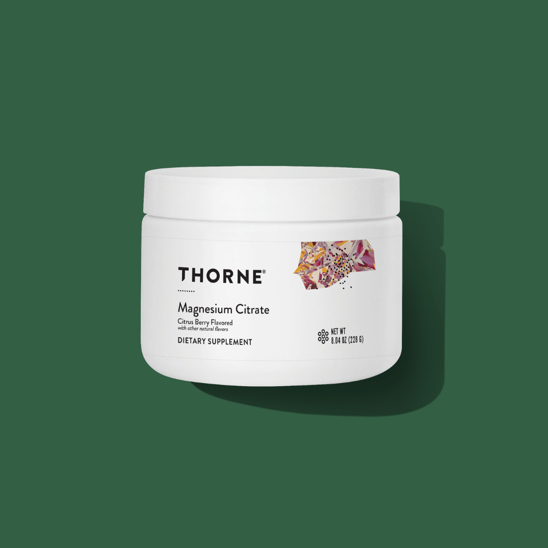 Thorne Magnesium Citrate by Thorne, 90 capsule magnesium citrate supplement for daily nutritional support