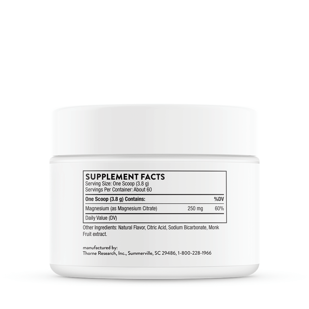 Thorne Magnesium Citrate by Thorne, 90 capsule magnesium citrate supplement for daily nutritional support