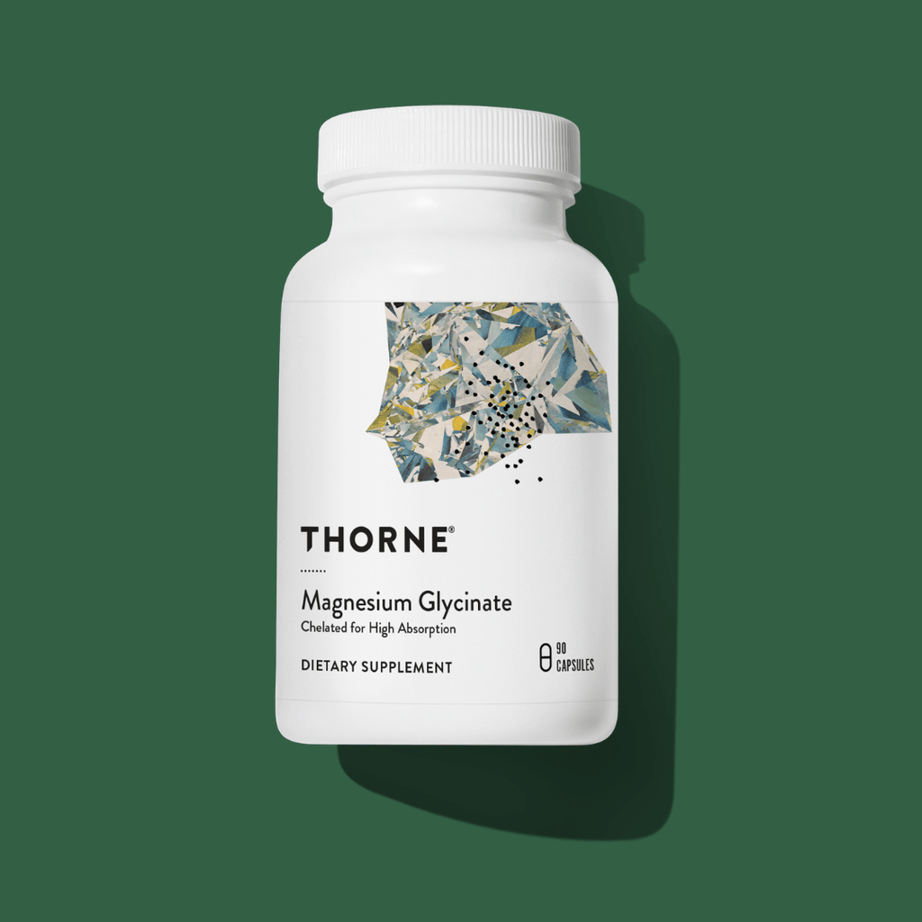 Thorne Magnesium Glycinate by Thorne, 90 capsule magnesium bisglycinate supplement for daily nutritional support