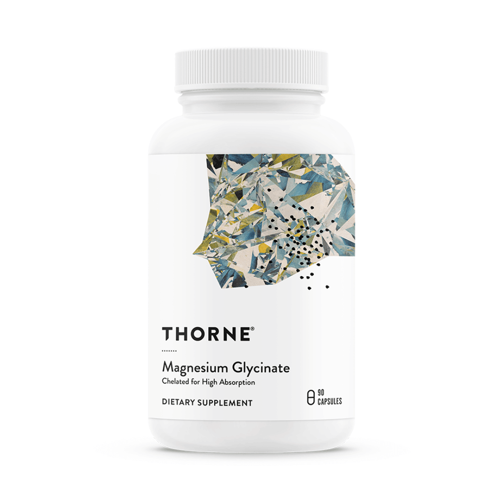 Thorne Magnesium Glycinate by Thorne, 90 capsule magnesium bisglycinate supplement for daily nutritional support