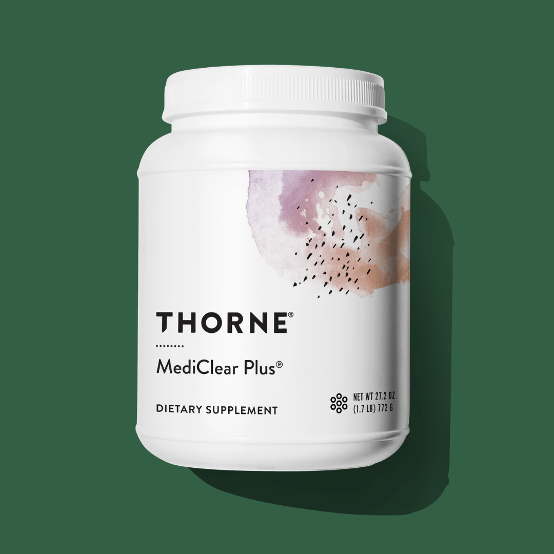 Thorne MediClear Plus by Thorne, vanilla-flavoured nutritional powder, 900 g protein and phytonutrient supplement