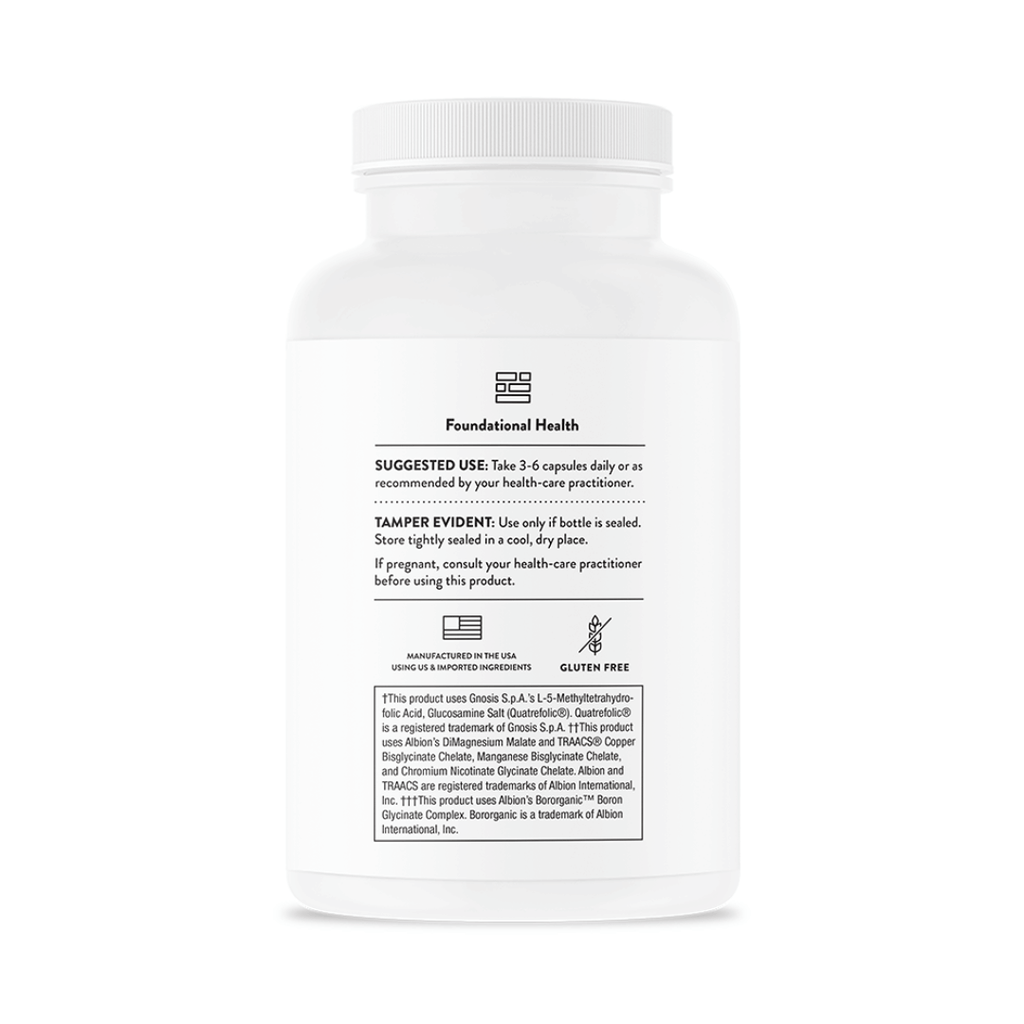 Thorne Men's Multi 50+ by Thorne, multivitamin capsules for men over 50, 180 capsule daily supplement bottle