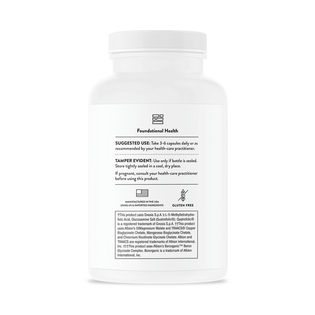 Thorne Men's Multi 50+ by Thorne, multivitamin capsules for men over 50, 180 capsule daily supplement bottle