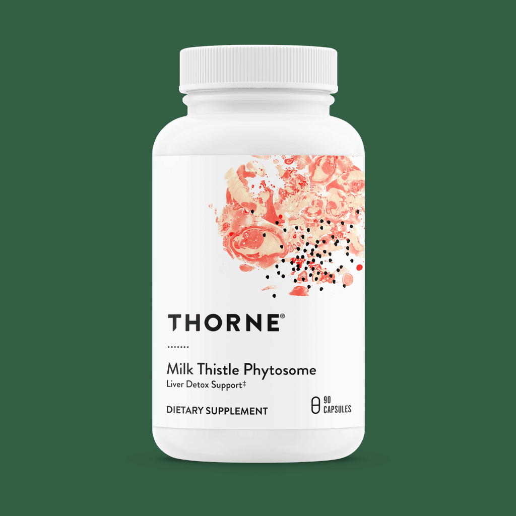 Thorne Milk Thistle Phytosome (formerly Siliphos) by Thorne, 60 capsule milk thistle phytosome supplement