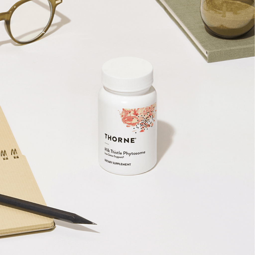 Thorne Milk Thistle Phytosome (formerly Siliphos) by Thorne, 60 capsule milk thistle phytosome supplement