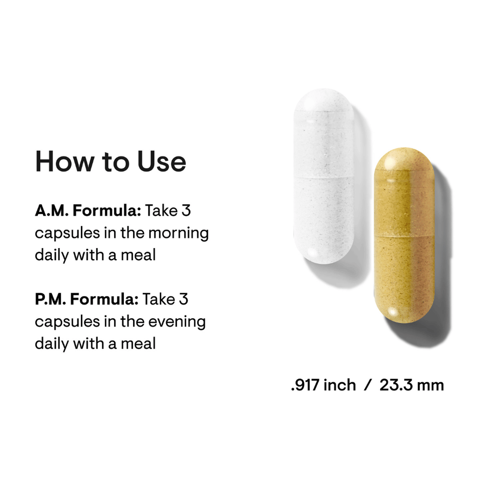 Thorne Multi-Vitamin Elite by Thorne, daily multivitamin pack with AM and PM capsules, 30-day supply