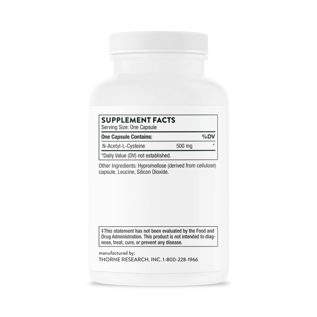 Thorne NAC by Thorne, 90 capsule N-acetylcysteine supplement for daily nutritional support