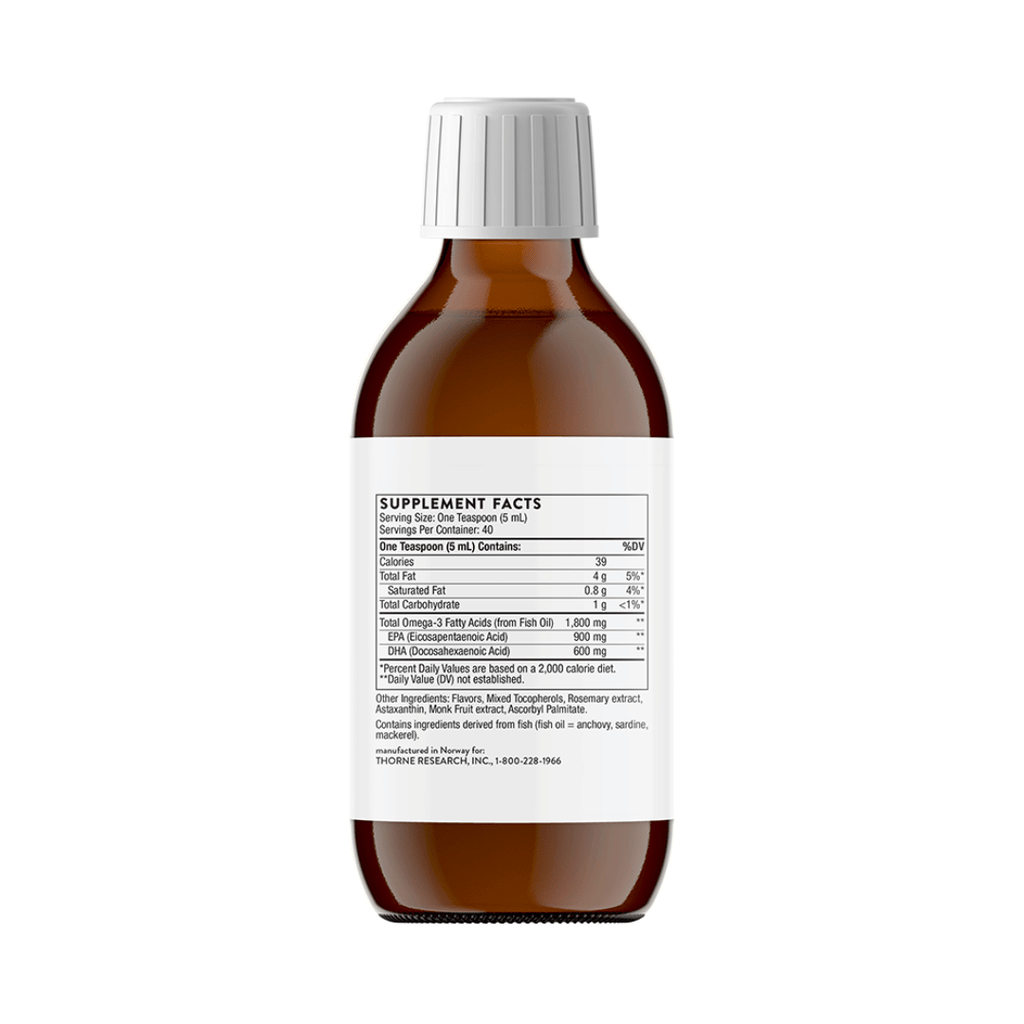 Thorne Omega Superb by Thorne, fish oil softgel supplement with omega-3 fatty acids, 90 softgels