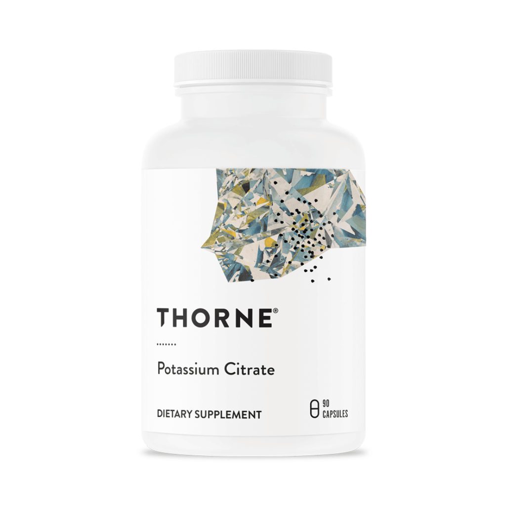 Thorne Potassium Citrate by Thorne, 90 capsule potassium citrate supplement for daily mineral support
