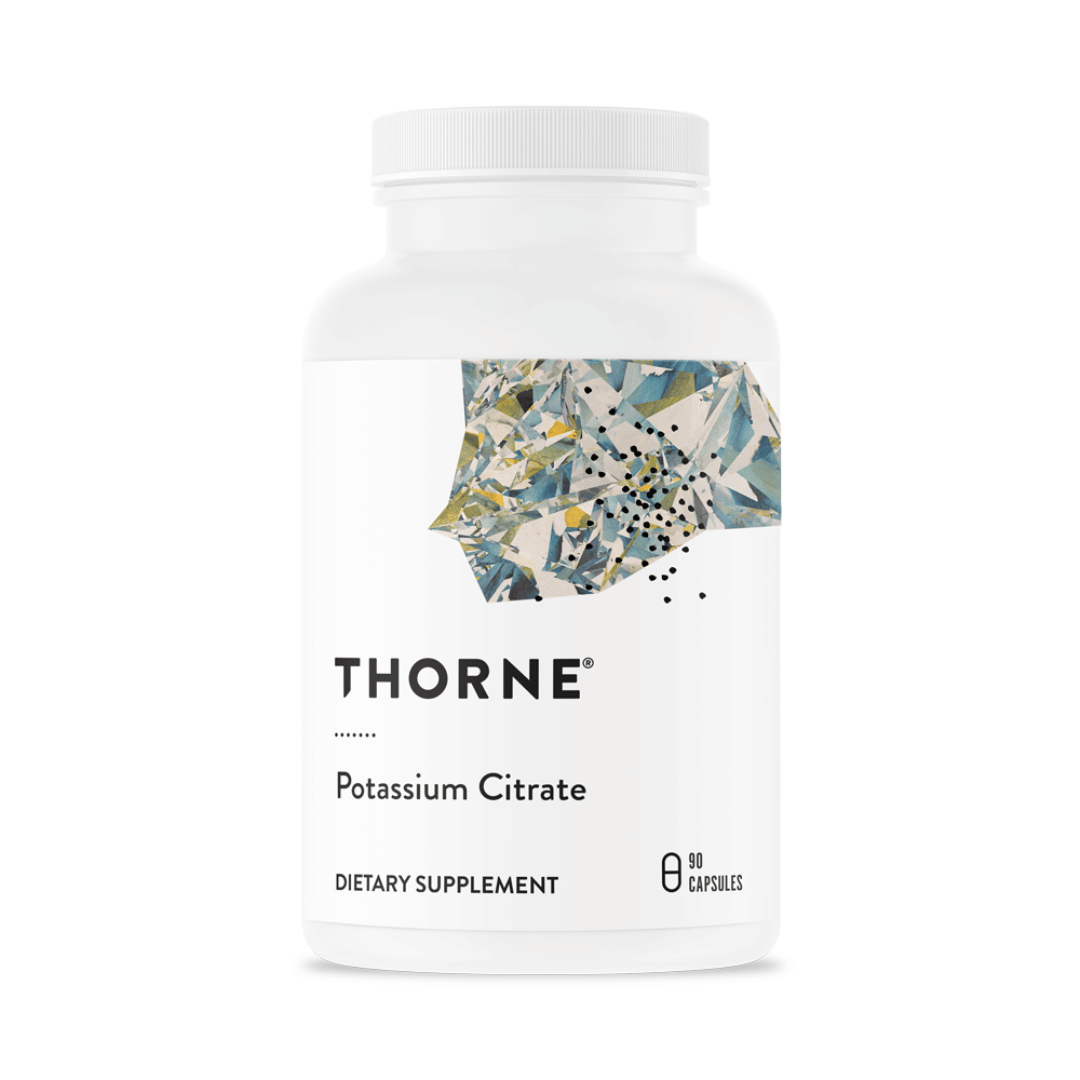 Thorne Potassium Citrate by Thorne, 90 capsule potassium citrate supplement for daily mineral support