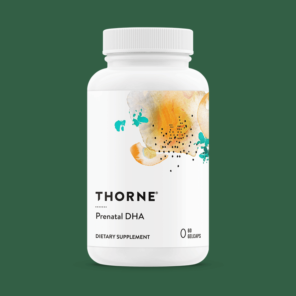 Thorne Prenatal DHA by Thorne, prenatal omega-3 softgel supplement with DHA, 90 softgels for pregnancy nutrition
