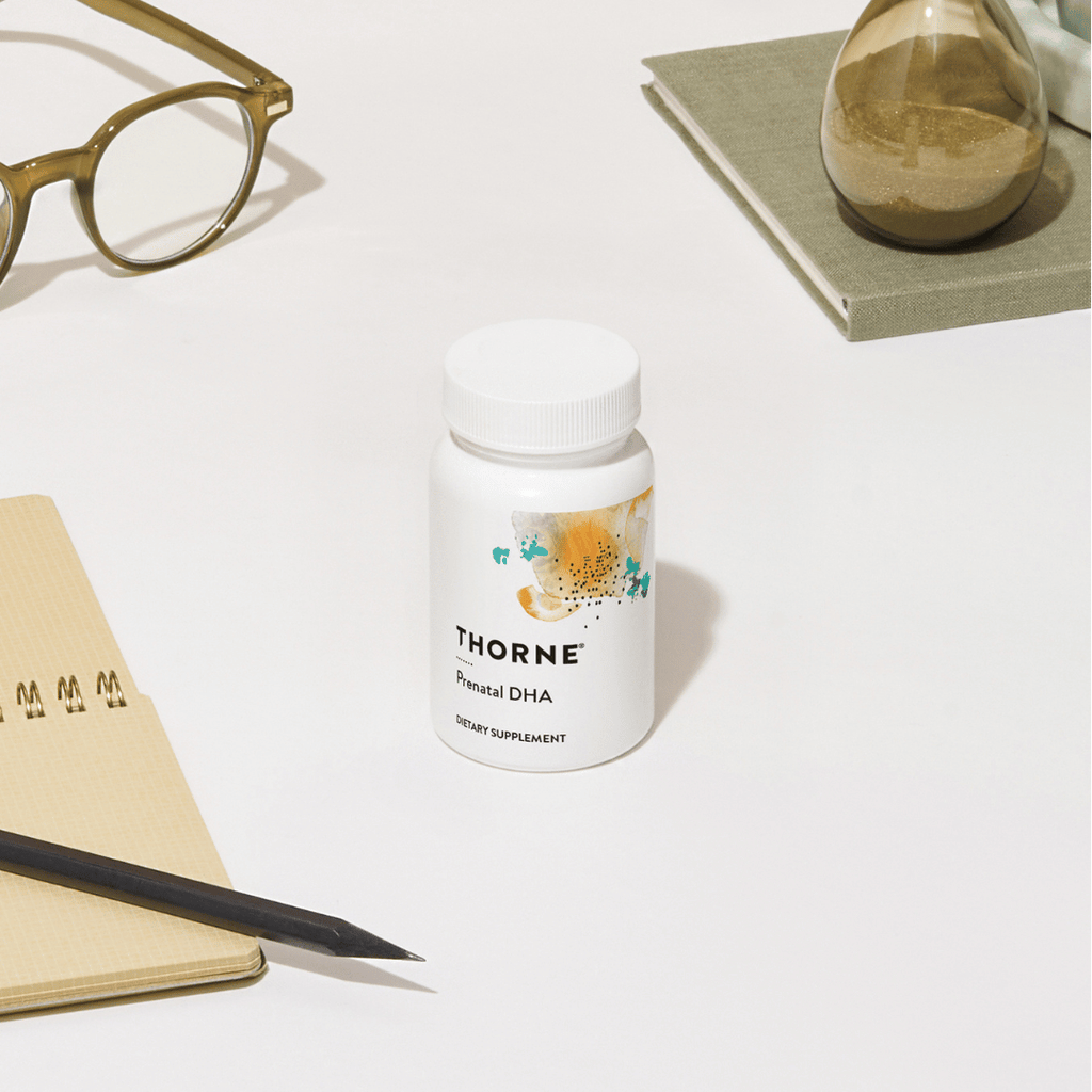 Thorne Prenatal DHA by Thorne, prenatal omega-3 softgel supplement with DHA, 90 softgels for pregnancy nutrition