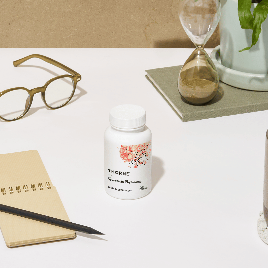 Thorne Quercetin Complex by Thorne, 60 capsule quercetin supplement with bromelain and botanical ingredients