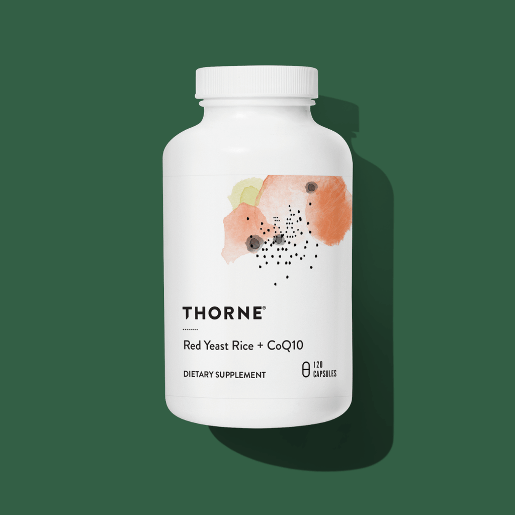 Thorne Red Yeast Rice + CoQ10 by Thorne, 120 capsule supplement with red yeast rice and coenzyme Q10