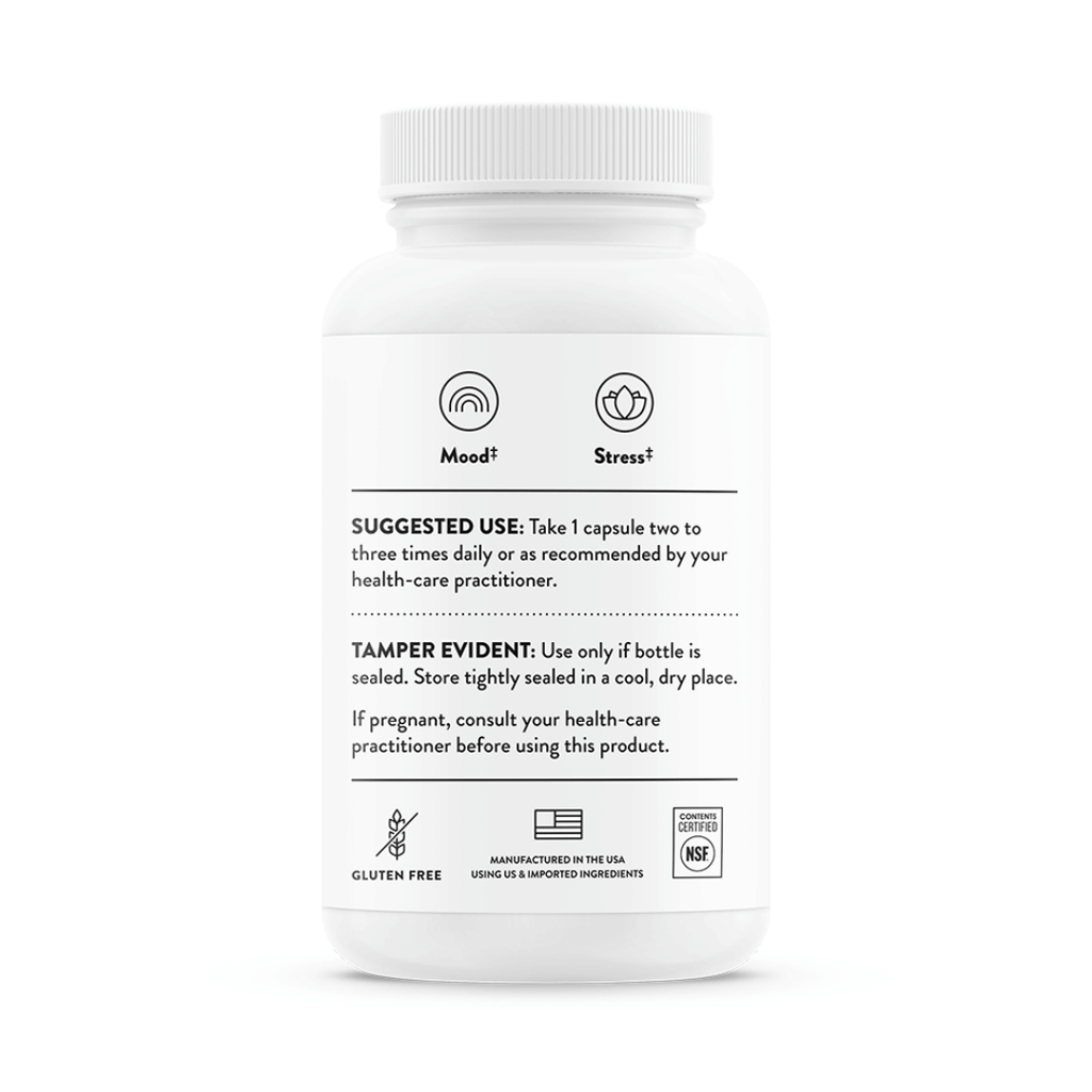 Thorne Rhodiola by Thorne, 60 capsule rhodiola rosea botanical supplement for daily nutritional support