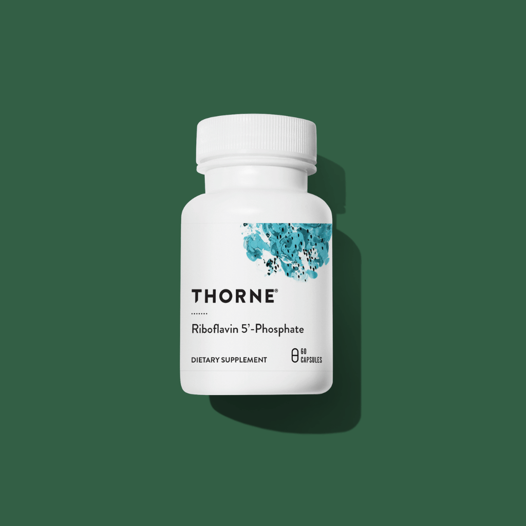Thorne Riboflavin 5'-Phosphate by Thorne, 60 capsule active vitamin B2 supplement for daily nutritional support