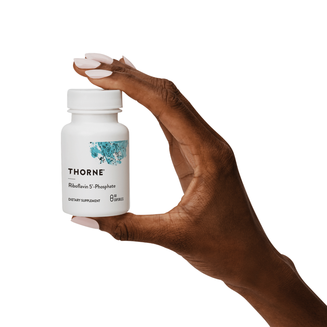 Thorne Riboflavin 5'-Phosphate by Thorne, 60 capsule active vitamin B2 supplement for daily nutritional support
