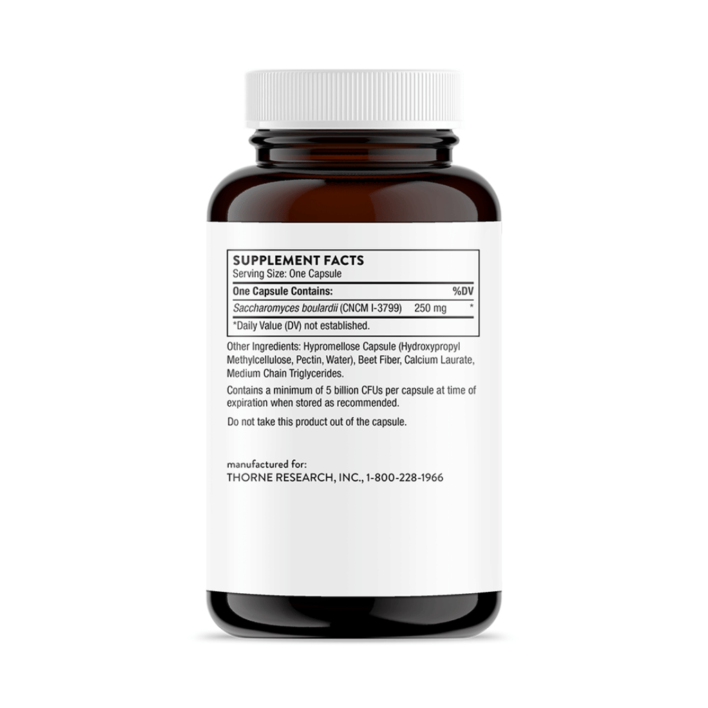 Thorne Sacro-B by Thorne, 60 capsule Saccharomyces boulardii probiotic supplement for daily digestive support