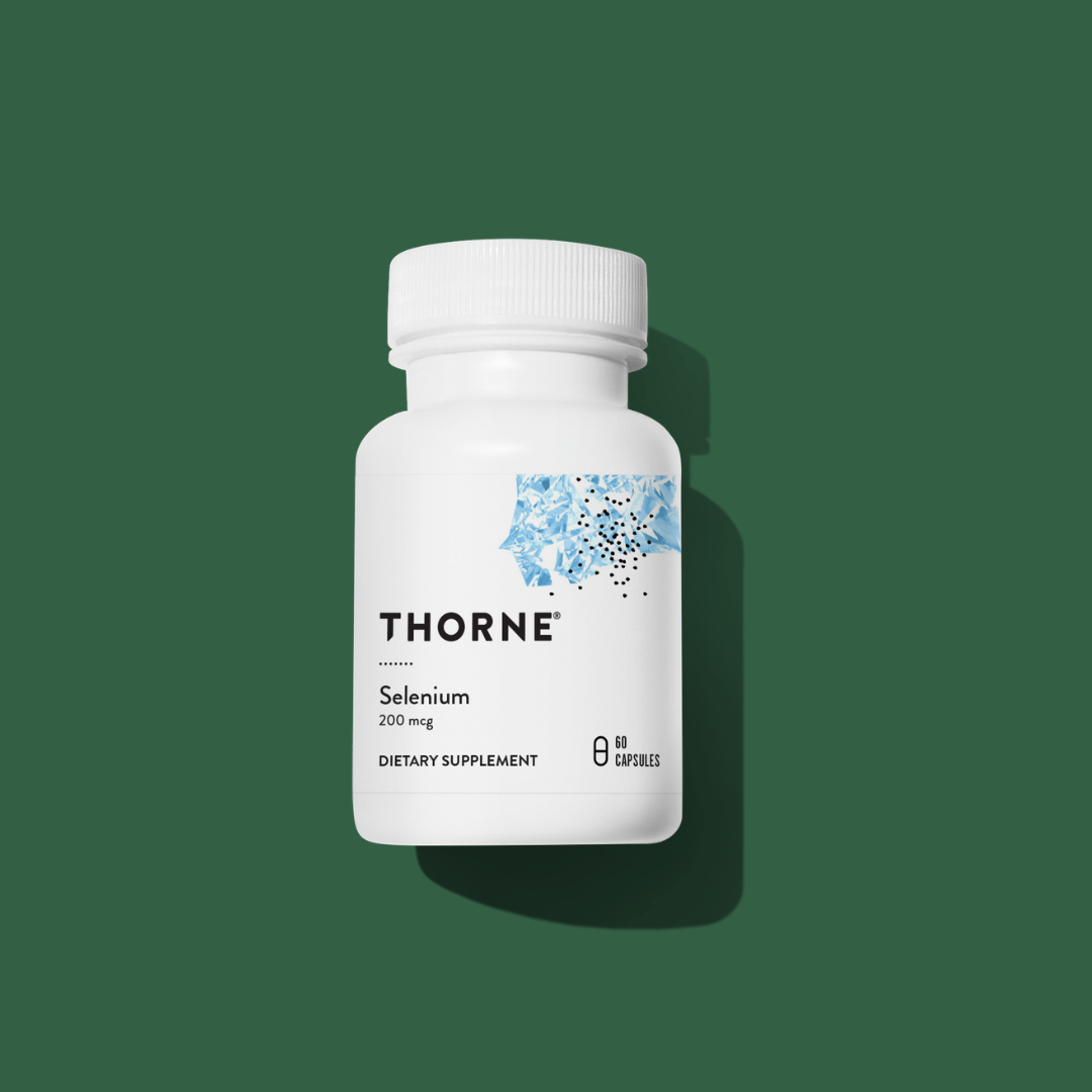 Thorne Selenium by Thorne, 60 capsule selenium supplement providing essential trace mineral for daily nutritional support