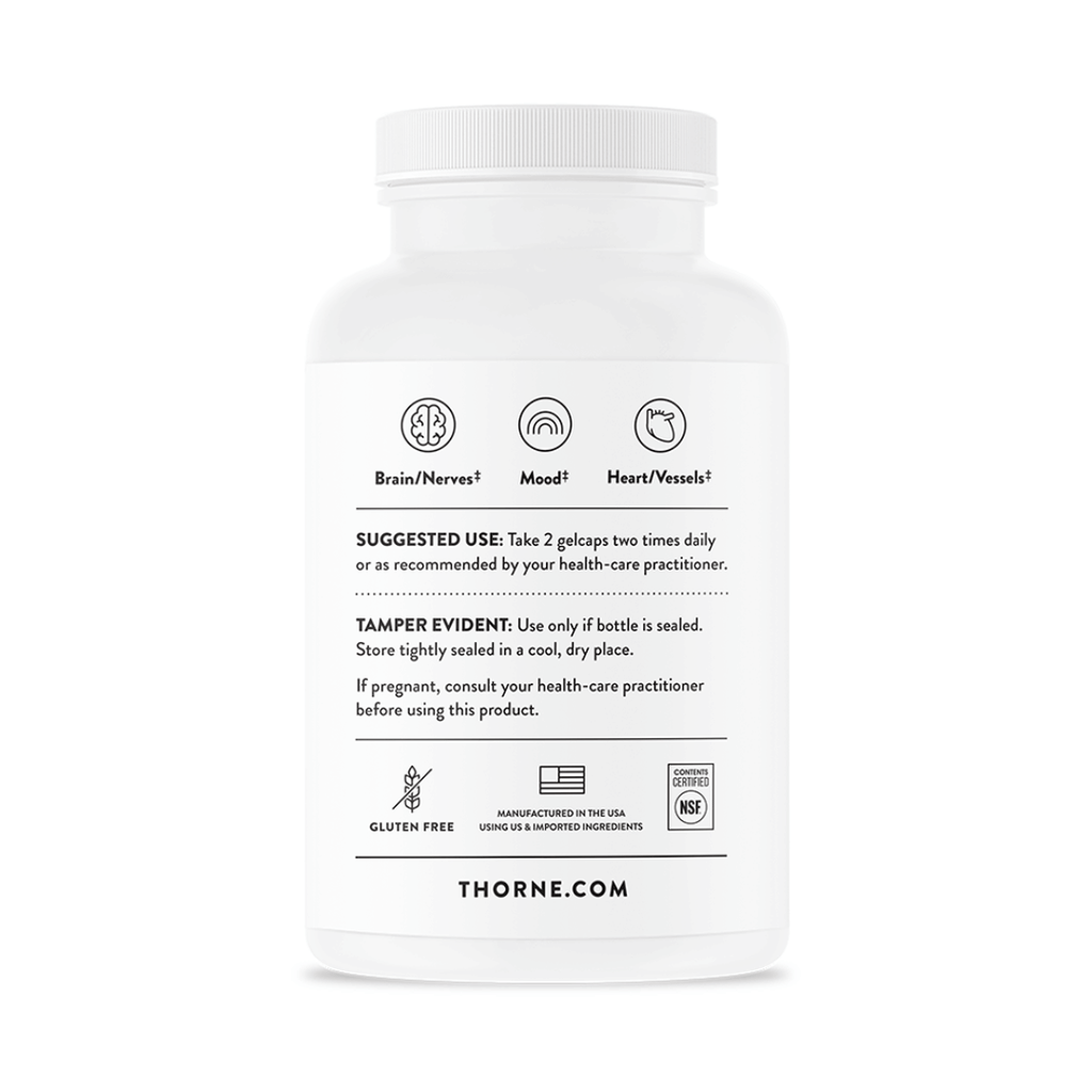 Thorne Super EPA Pro by Thorne, high-strength omega-3 fish oil softgel supplement, 120 softgels