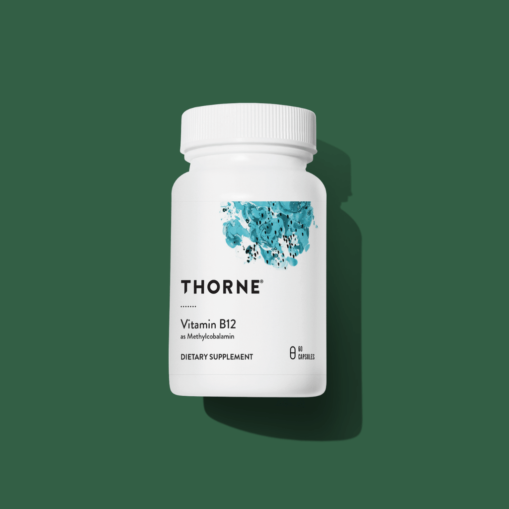 Thorne Vitamin B12 by Thorne, methylcobalamin vitamin B12 lozenges for daily nutritional support, 60 lozenges