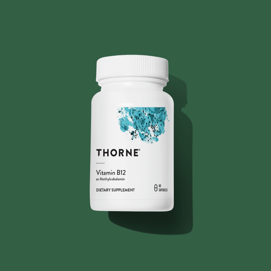 Thorne Vitamin B12 by Thorne, methylcobalamin vitamin B12 lozenges for daily nutritional support, 60 lozenges