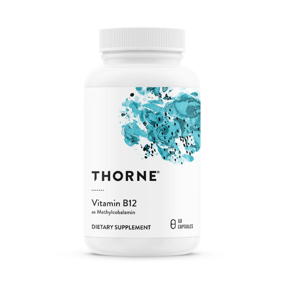 Thorne Vitamin B12 by Thorne, methylcobalamin vitamin B12 lozenges for daily nutritional support, 60 lozenges